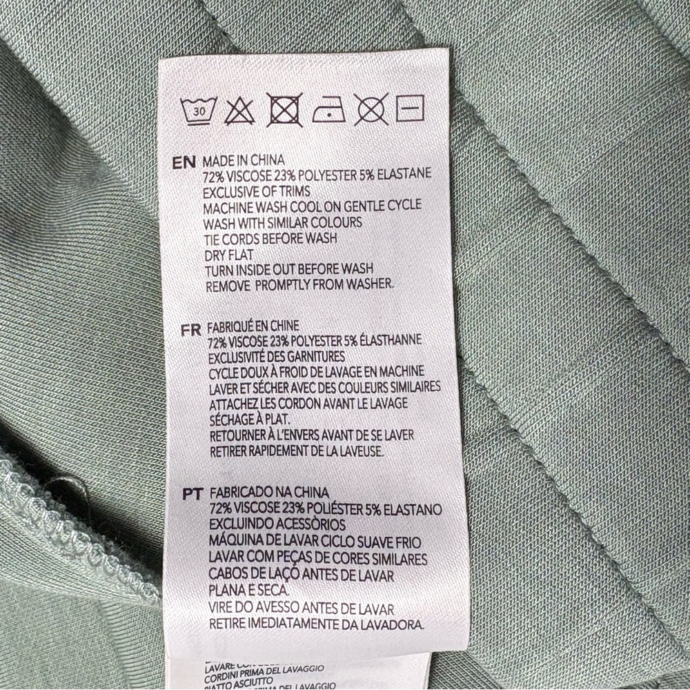 NWT Varley Doublesoft The Slim Cuff Pant 27.5 Size L Loden Frost Green - Picture 11 of 13